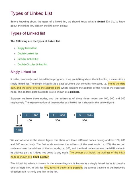 linked list in data structure in javatpoint