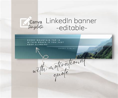 Linkedin Background Banner Design Quote