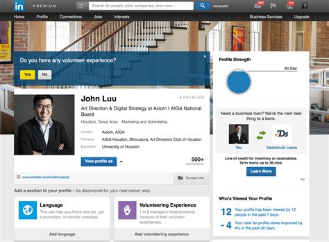 linkedin business profile for company page