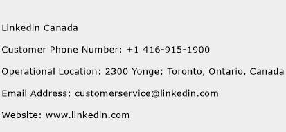 linkedin canada customer service