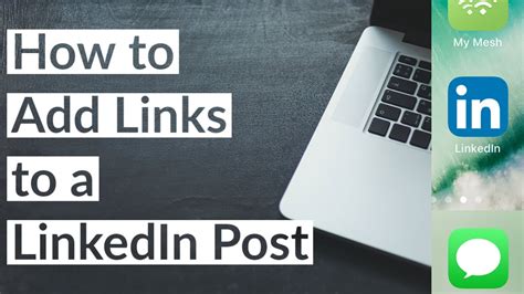linkedin how to add link to post