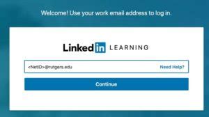 linkedin learning login page for admins