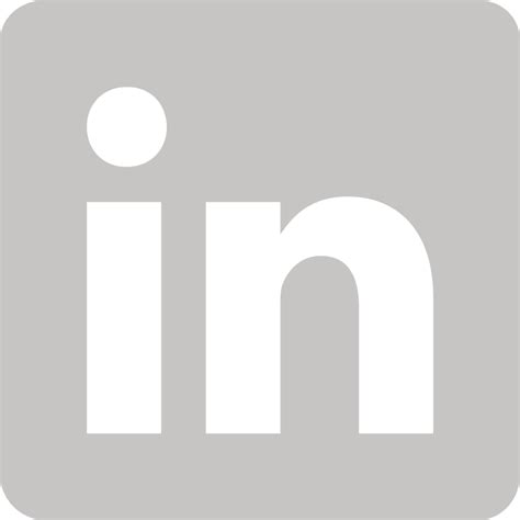 linkedin logo white