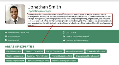 linkedin profile summary for operations manager