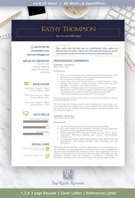 linkedin resume template free