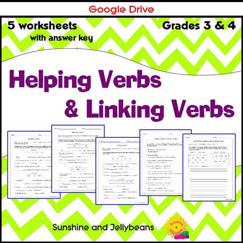 linking and helping verbs exercises