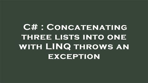 Linq First Throws Exception