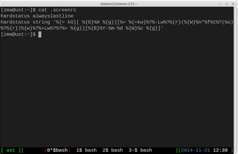 Linux Add Status Bar