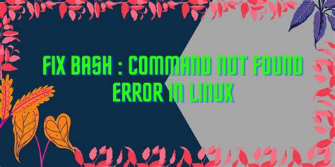 Linux Bash Xclock Command Not Found