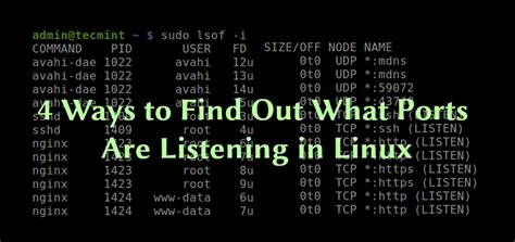 Linux Check Listening On Port