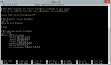 Linux Configure Static Ip Gui