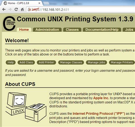 Linux Cups Admin