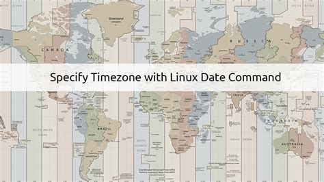 Linux Date Command Format Timezone