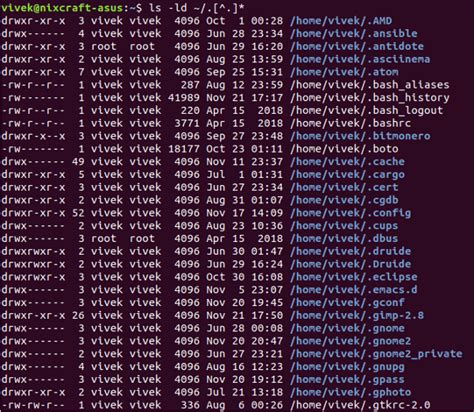 Linux Delete Dot Files
