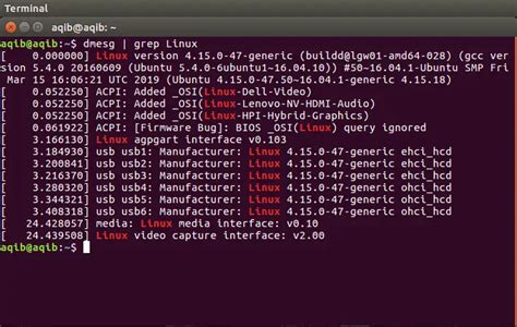 Linux Driver Version Command Line