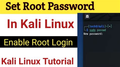 linux enable root password