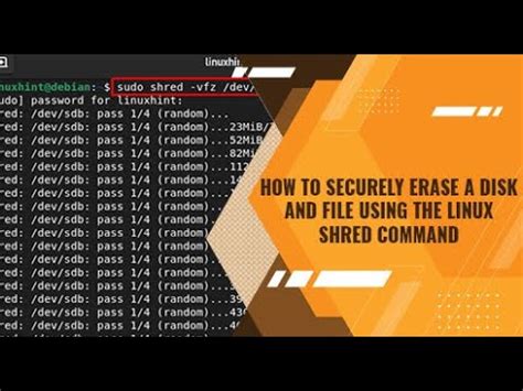 Linux Erase Disk Securely