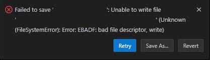 Linux File Descriptor Error