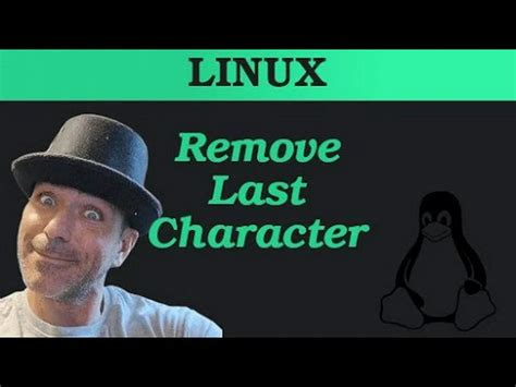 Linux Get Last Character Of Line