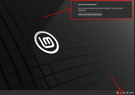 linux mint connect wifi terminal