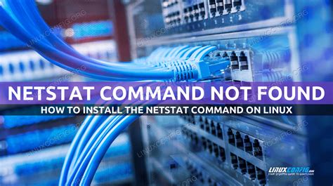 linux netstat command not found