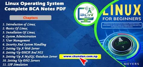 linux operating system pdf notes for bca