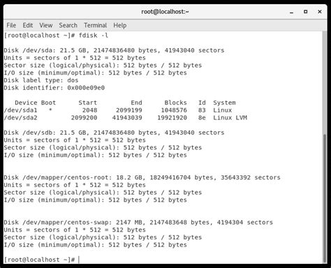Linux Partition Command Line Tool