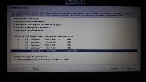 Linux Partition Unusable