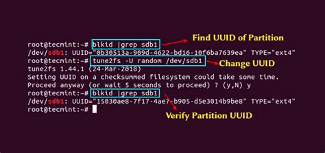 Linux Partition Uuid Change