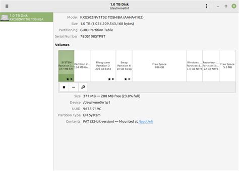 Linux Partitions View