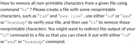 Linux Remove File With Non Printable Characters