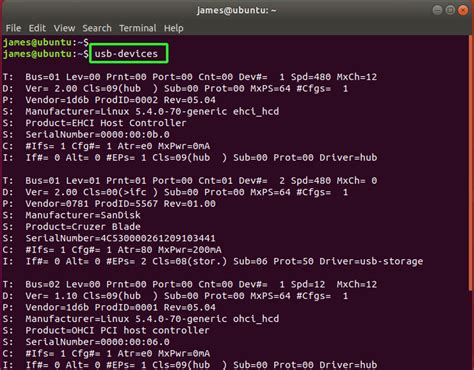Linux Show Usb Devices Command Line