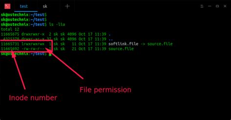 linux soft link example
