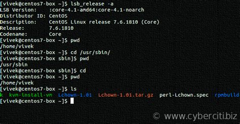 linux terminal set directory