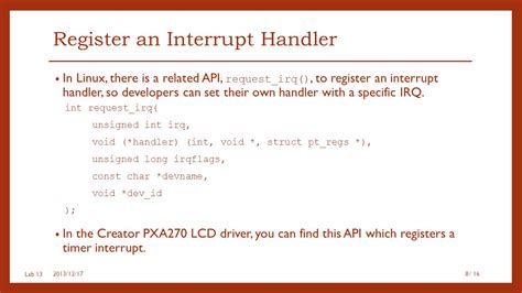 Linux Timer Interrupt Handler