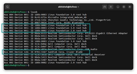 Linux Usb Working Devices List