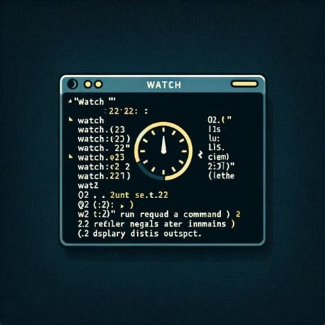 Linux Watch Update Time