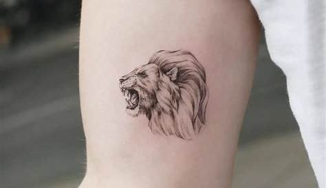 Lion Tattoo Small Simple Top 51 Best Ideas [2020 Inspiration Guide]