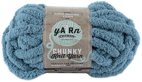 lion brand chunky knit yarn