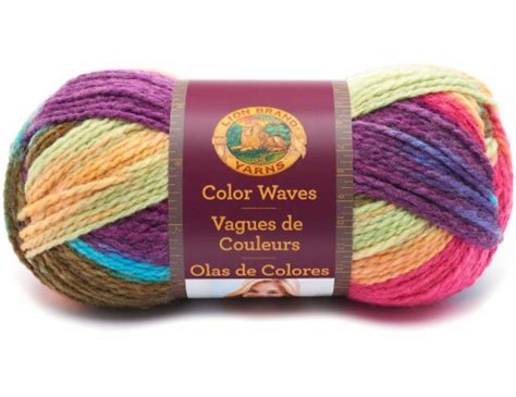 lion brand color waves yarn playground