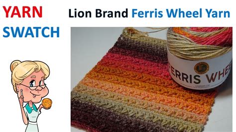 lion brand ferris wheel yarn crochet patterns