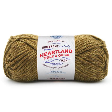 lion brand heartland thick and quick yarn