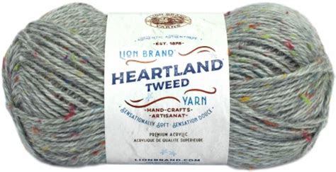 lion brand heartland tweed yarn