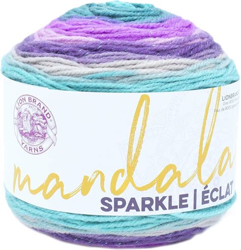 lion brand yarn mandala sparkle