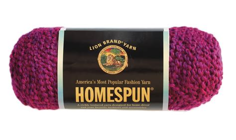 lion brand yarn website homespun