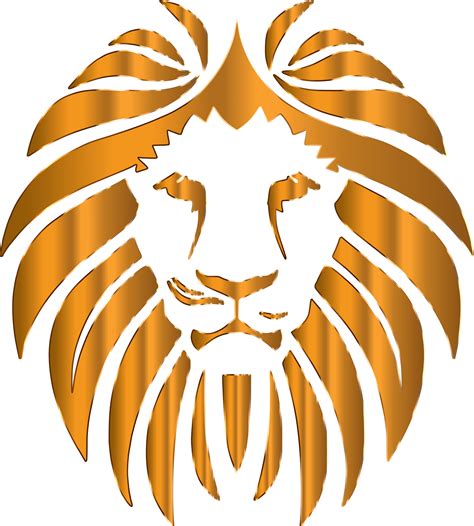 lion face logo png