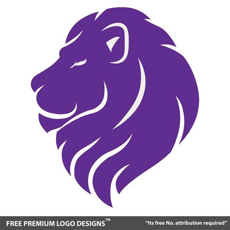 lion head designer brand logo