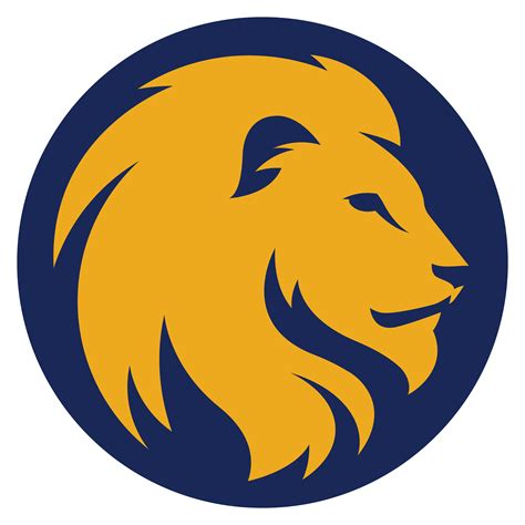 lion head logo transparent
