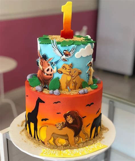 lion king birthday cake