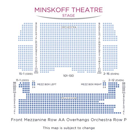 lion king broadway theater seating chart